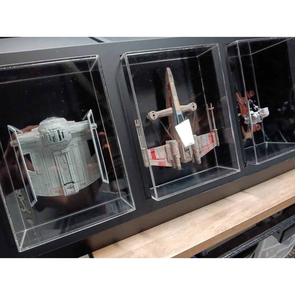 Propel Star Wars T-65 X-Wing Battle/Advance x1/74Z Speeder Bike Display Case